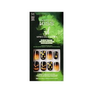KISS Special Design Halloween Glow in the Dark Press on Nails HSD05X 85831
